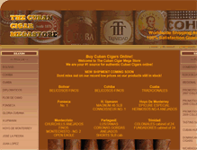 Tablet Screenshot of cubancigarmegastore.com